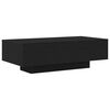 vidaXL Mesa de centro Carvalho Preto 100 x 49,5 x 31 cm