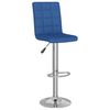 vidaXL Bancos de bar 2 pcs tecido azul