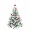 vidaXL &Aacute;rvore de Natal Artificial com 150 LEDs Branco 120 cm PE e PVC