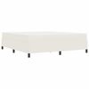 vidaXL Estrutura da Cama com colch&atilde;o Creme 180 x 200 cm tecido