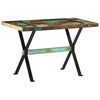 vidaXL Mesa de jantar 120x60x76 cm madeira recuperada maci&ccedil;a