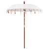 vidaXL Parasol Balinês Creme 185 x 185 x 260 cm
