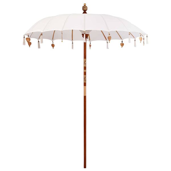 vidaXL Parasol Balinês Creme 185 x 185 x 260 cm