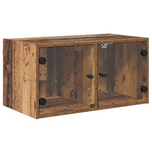 vidaXL Arm&aacute;rio de Parede Madeira Antiga 68 x 37 x 35 cm