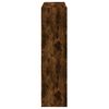 vidaXL Estante c/ portas 136x37x142 cm deriv. madeira carvalho fumado