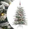 vidaXL &Aacute;rvore de Natal Articulada Artificial Branco 150 cm PE e PVC