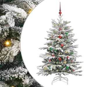vidaXL &Aacute;rvore de Natal Articulada Artificial Branco 150 cm PE e PVC