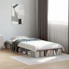 vidaXL Estrutura cama 100x200 cm derivados de madeira cinzento sonoma