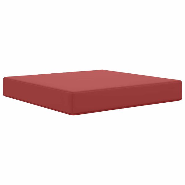 vidaXL Almofada para Sof&aacute; Externo vermelho tinto 60 x 60 x 8 cm