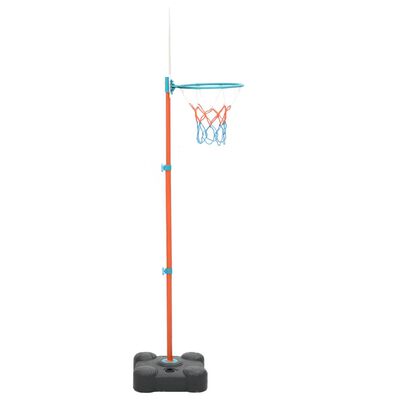 vidaXL Conjunto jogo de basquetebol portátil ajustável 109-141 cm