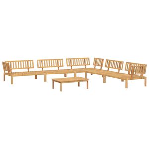 vidaXL 6 pcs conjunto de m&oacute;veis de paletes p/ jardim ac&aacute;cia maci&ccedil;a