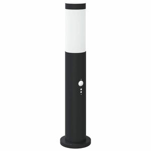 vidaXL Lumin&aacute;ria de poste com sensor, 50 cm, a&ccedil;o inoxid&aacute;vel, IP44