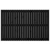 vidaXL Cabeceira de parede 140x3x90 cm madeira de pinho maci&ccedil;a preto