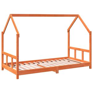 vidaXL Estrutura de cama para crian&ccedil;as 90x190 cm pinho maci&ccedil;o