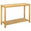 vidaXL Mesa Console de Jardim Ac&aacute;cia clara 110 x 40 x 75 cm
