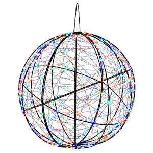 vidaXL Luz de Finial de Natal 750 LED Multicolorido &Oslash; 50 x 52 cm