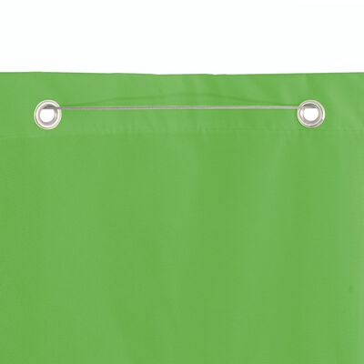 vidaXL Tela de varanda 120x240 cm tecido oxford verde-claro
