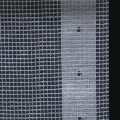 vidaXL Lona em tecido imitação de gaze 260 g/m² 4x4 m branco
