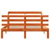 vidaXL Estrutura cama c/ cabeceira 150x200cm pinho maci&ccedil;o castanho-mel