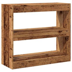 vidaXL Estante/divis&oacute;ria 80x30x72 cm cor madeira velha