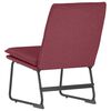 vidaXL Cadeira lounge 52x75x76 cm tecido vermelho tinto