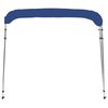 vidaXL Toldo em 4 arcos Bimini 243x180x137 cm azul