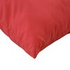 vidaXL Almofadas de sof&aacute; 4 pcs 40x40 cm tecido vermelho