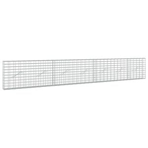 vidaXL Gabi&atilde;o com Fio de 3,5 mm e Malha de 5x10 cm 350x10x50 cm