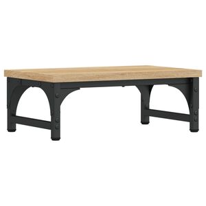 vidaXL Suporte de monitor 37x23x14cm derivados madeira carvalho sonoma