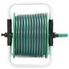 vidaXL Enrolador independente com mangueira de 20 m PVC verde