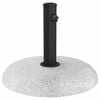 vidaXL Base para chap&eacute;u de sol 20.9 kg Cinzento-claro Cimento Redondo