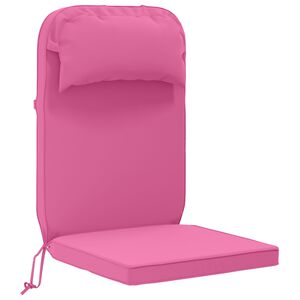 vidaXL Almofada para Espregui&ccedil;adeira Solar 100% Poli&eacute;ster Rosa