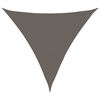 vidaXL Guarda-Sol HDPE triangular 5x5x5 m antracite