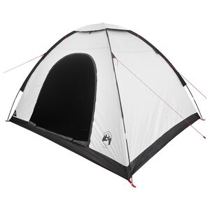 vidaXL Barraca de Camping Branco Blackout 275 x 215 x 125 cm