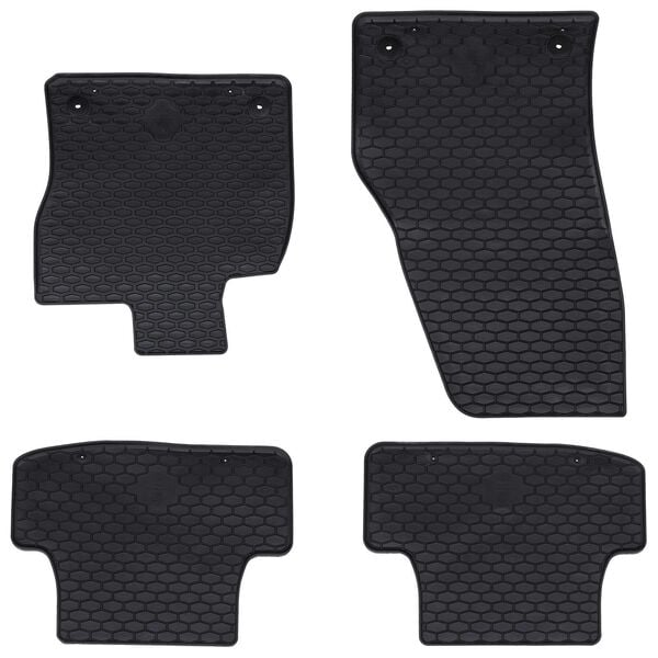 vidaXL Tapete de carro 4 pcs Preto VW T-ROC TPE