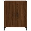 vidaXL Aparador 69,5x34x90 cm derivados de madeira carvalho castanho