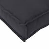 vidaXL Conjunto de Almofadas para Palete 2 pcs Preto 100 x 40 x 8 cm