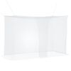 vidaXL Rede Mosquiteira para Cama 3 unid. 156 mesh Branco Poli&eacute;ster