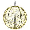 vidaXL Luz de Finial de Natal 750 LED Branco quente &Oslash; 50 x 52 cm