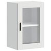 vidaXL Arm&aacute;rio de parede de cozinha com porta de vidro Porto branco