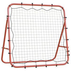 vidaXL Rede de ressalto para futebol ajust&aacute;vel 96x80x96 cm a&ccedil;o e PE