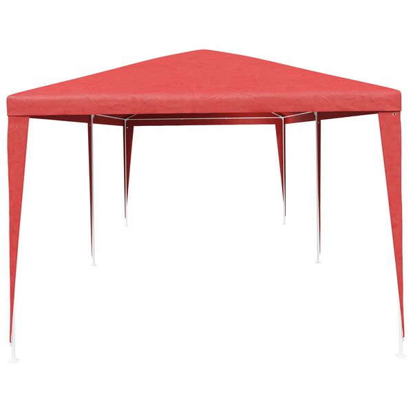 vidaXL Tenda de Festa Vermelho 600 x 300 x 255 cm PE e A&ccedil;o