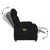 vidaXL Poltrona de massagens elevat&oacute;ria tecido preto