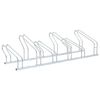 vidaXL Suporte independente para 6 bicicletas a&ccedil;o galvanizado