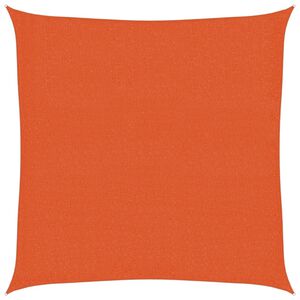 vidaXL Para-sol estilo vela 160 g/m&sup2; 2x2 m PEAD laranja