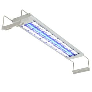 vidaXL Ilumina&ccedil;&atilde;o aqu&aacute;rio LED 50-60 cm alum&iacute;nio IP67
