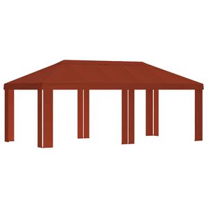 vidaXL Capa de Gazebo 6 x 3 m Terracota Poli&eacute;ster 190