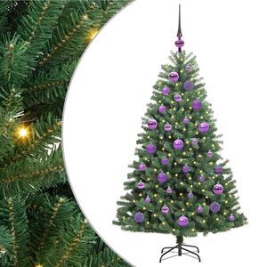 vidaXL &Aacute;rvore de Natal Articulada Artificial Verde 120 cm PVC e Metal