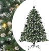 vidaXL &Aacute;rvore de Natal Artificial Verde 150 cm PVC, Pl&aacute;stico e A&ccedil;o