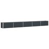 vidaXL Floreira Antracite 480 x 50 x 45 cm A&ccedil;o Galvanizado